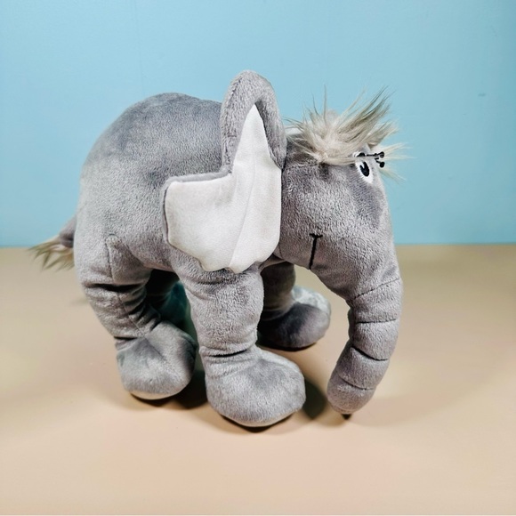 Dr. Seuss Horton Hears A Who 9” Elephant Plush Manhattan Toy - Picture 7 of 8